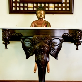 Elephant console-heritage-arts-cochin